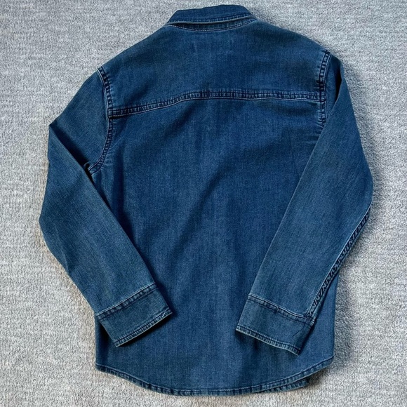 Abercrombie Kids Denim Buttondown Sz. 7/8 - Picture 2 of 6